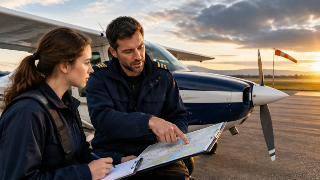Sai lầm thường gặp của học viên phi công và cách khắc phục: Practical Fixes for Training and Weather-and-Safety Awareness